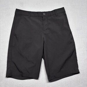 Puma Performance Stretch Golf Shorts Men's Black Grip Waistband Links Preppy 28